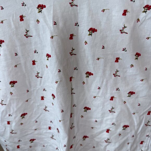 Wilfred Adela Backless Floral Tee • Espace Goji Berry • XS • Cottagecore Red - Picture 6 of 16